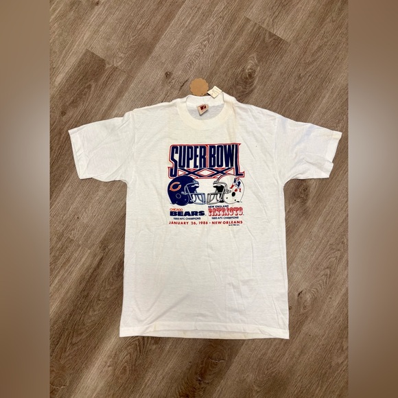 LOGO 7 Other - Vintage Superbowl Bears vs Patriots 1986 Tee G2